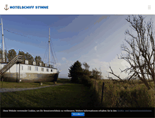 Tablet Screenshot of hotelschiff-stinne.de